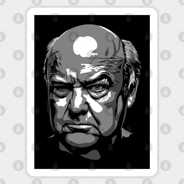 Kyle Gass greyscale Magnet by @johnnehill